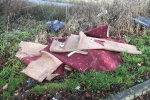 Carpets Fly-Tipped at the Layby