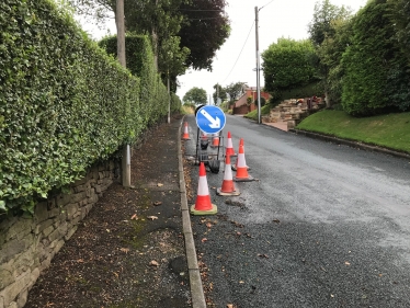 Traffic Cones Mistakenly Left Out